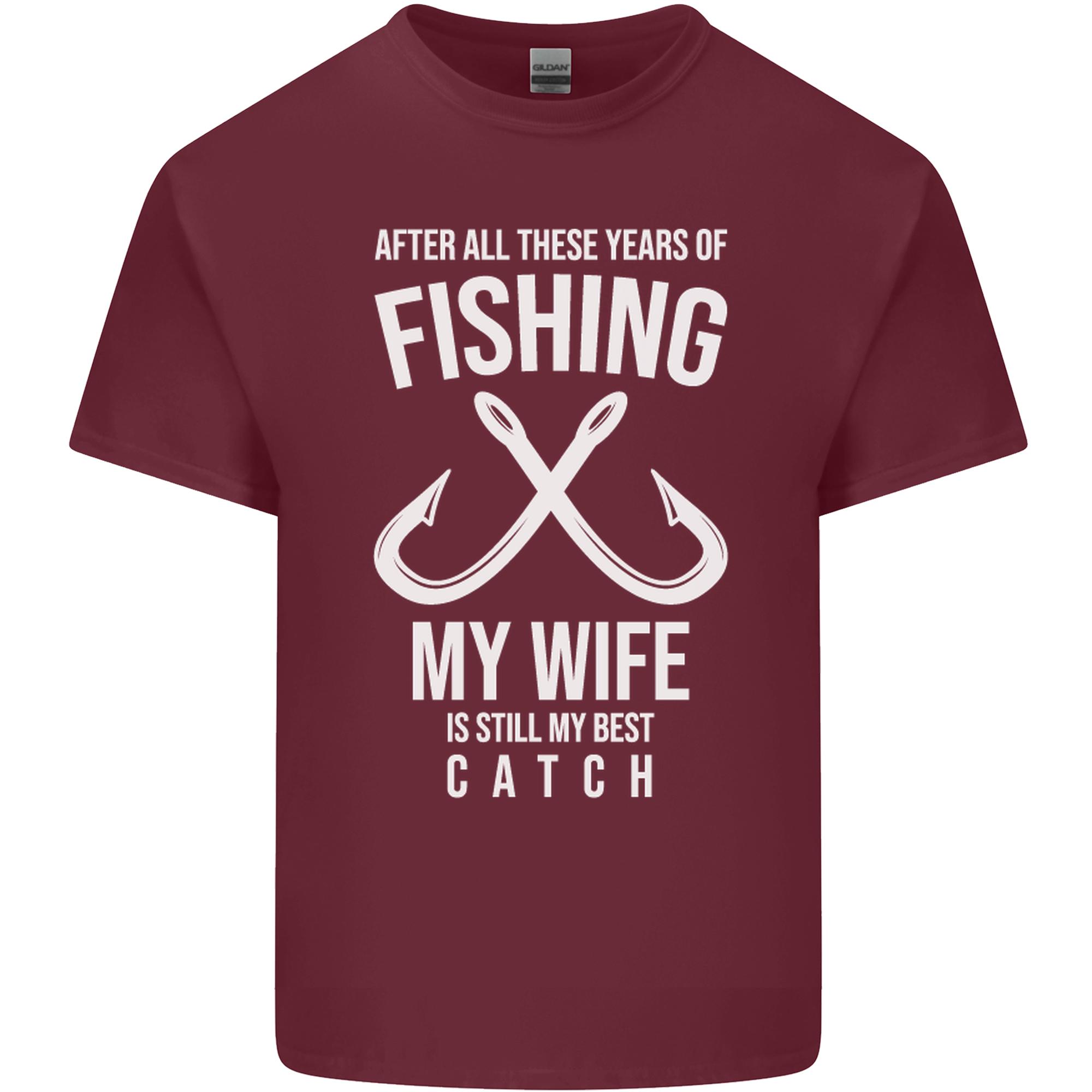 Wife Best Catch Funny Fishing FisherUnisex Unisexs Light Cotton TShirt S