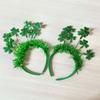 Tinsel Three Leaves Headband Girl Irish Holiday Christmas Cosplay Party Hairband