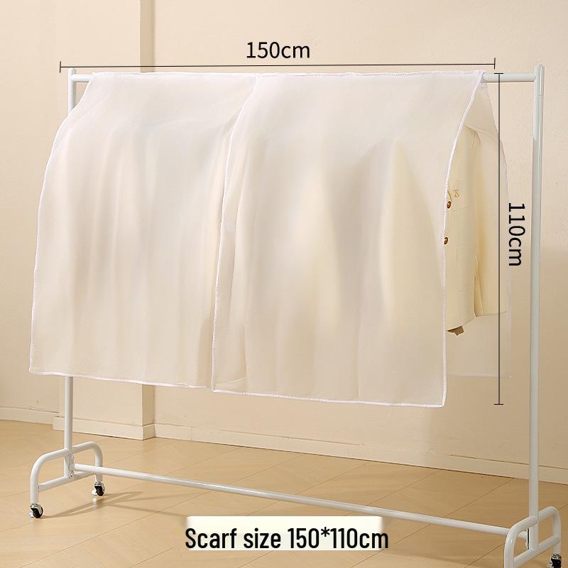 Thick Translucent Dustproof Garment Cover for Wardrobe Storage