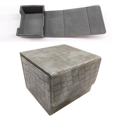 NOVÝ Box na balíček sběratelských karet Držák Úložný prostor pro TCG Fotbalové karty Album Magic Baseballové karty Organizér PU Kůže Herní krabička na karty