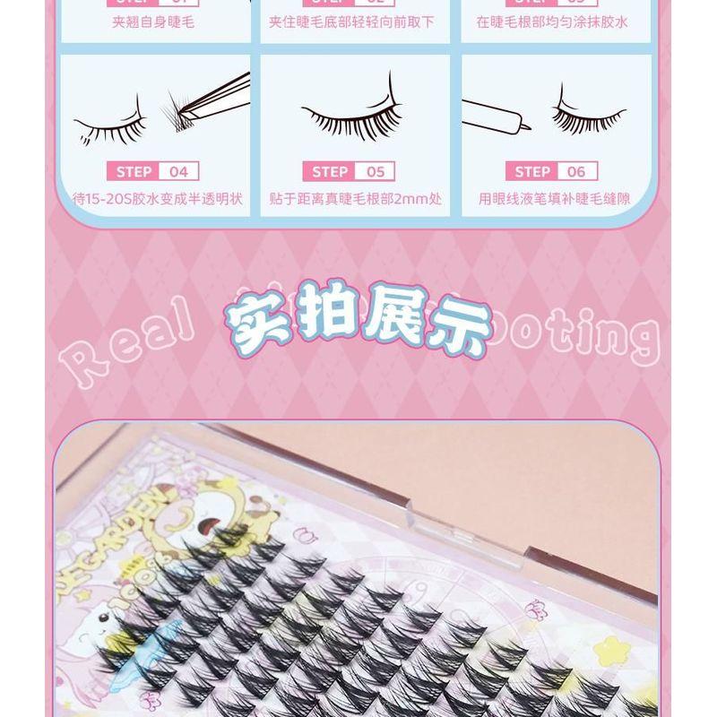 Mogugu - Doll Eye Crisscross Cluster False Eyelashes