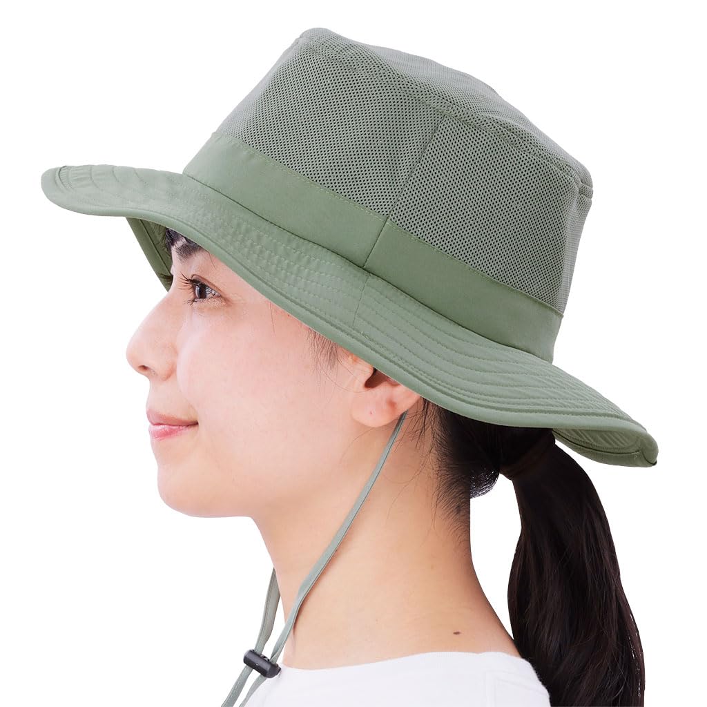 Ultraleichter Abenteuerhut mit Kinnband Leichtes und wärmeisolierendes Material Größe [ShaBo Hut] Hut, Riemen, (754 Khaki, M)