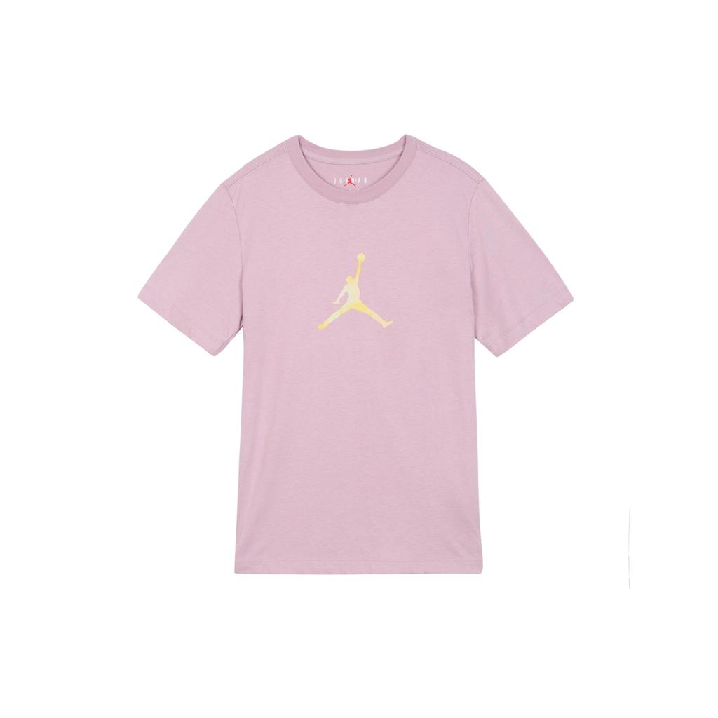 Jordan Sport DNA Solid Color Logo Graphic Crew Neck Tee Men Tops Purple Red DO8899-501