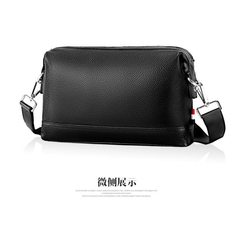 

Shoulder Bag Men s Fashion New Casual Handbag Large Capacity Grab Crossbody IPad Small 2026 чёрный
