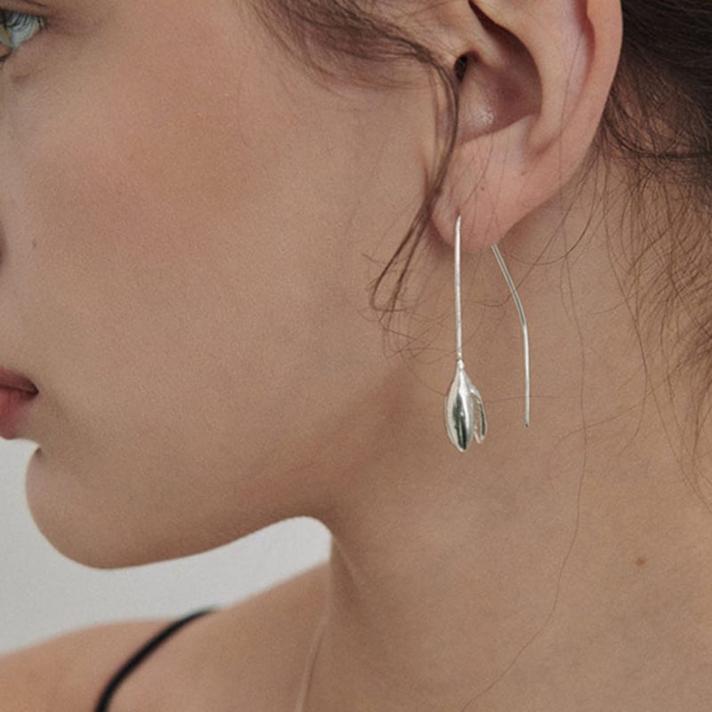 

lalasalama BUD EARRINGS Silver