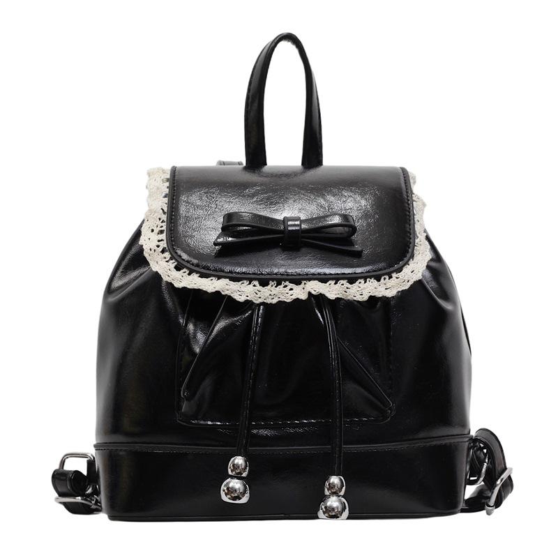 Student bag women's 2025 summer Korean version of the new ins trendy fashion backpack sense niche ballet style women's bag