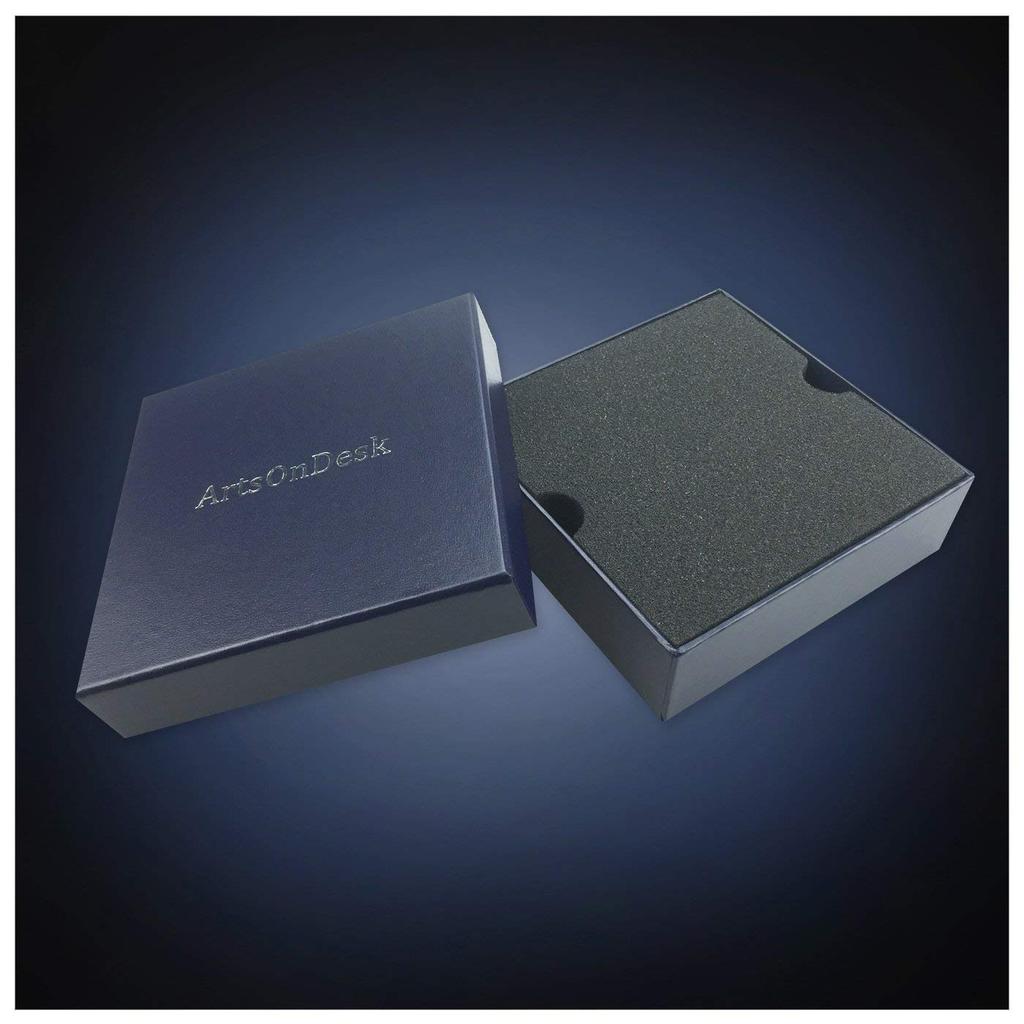 ArtsOnDesk Modern Art Note Dispenser Black Strong Adhesive Note Desk Business Dispenser Fits Strong Adhesive bk309, Steel, Patent-Pending, Dispenser,