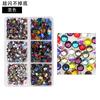 6-Grid Nail Art Diamond Box Ss6-Ss20 Large-Capacity Flat-Bottomed Rhinestone Set Diy Nail Jewelry Sticker Drill 1560 Pcs