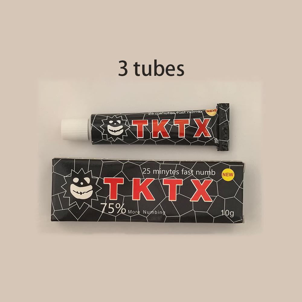 

Обезболивающий крем TKTX для татуировок 10г -75% 3*10G чёрный