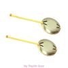 Elegant Gold Pendulum Clock Pendulum Clock Movement Accessory, Metal Swinging Motion Enhancers for Timepieces 1pc/2pcs