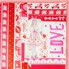 10pcs Valentine's Day Paper Washi Tape Set 15mm Sweet Love Letter Adhesive Masking Tapes Diary Decoration Stickers