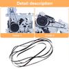Rubber Belts Phonograph Drive Belt Set for Enhances Auditory Stability, 11Pcs Turntable Straps