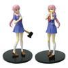 In stock 17cm Future Diary  Mirai Nikki Gasai Yuno Anime Uniform Dress Standing Posture Action Figure Model toys Thanksgiving