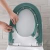 Reusable Button Toilet Pad Thickened Toilet Cushion Universal Washable Toilet Cushion  Round Toilet