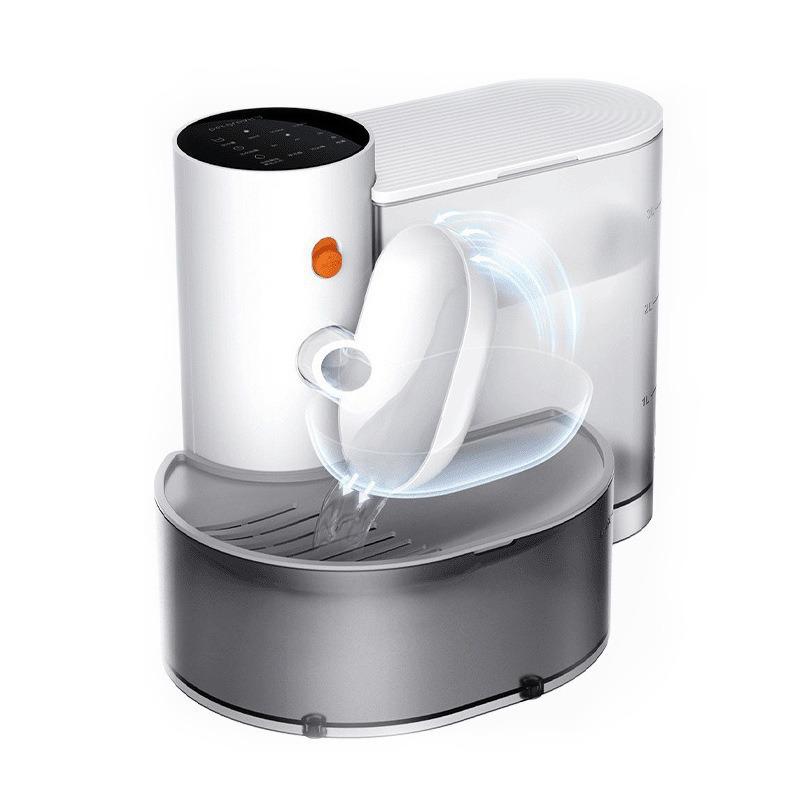 Rechargeable Automatic Water Dispenser for Pets - Anti-Tip Design with Flowing Water for Cats & Dogs