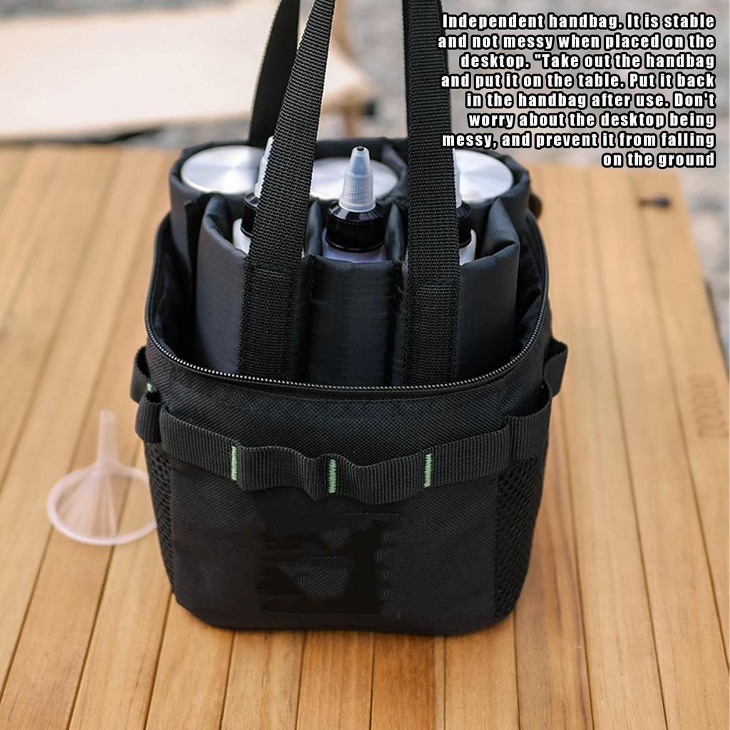 Travel Seasoning Kit Waterproof 6 Bottles Organizer Set Camping Seasoning Organizer For Friends Outdoor Backpacking Hiking BBQ