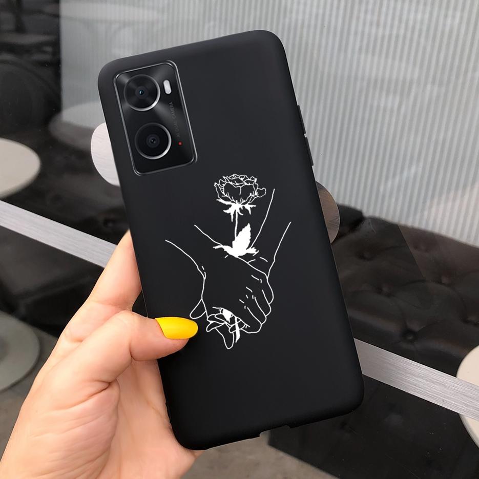 For Oppo A76 Case CPH2375 Fashion Cartoon Girls Cover For Oppo A96 Soft Silicone Case For Oppo A36 A 76 96 OppoA76 OppoA96 Shell