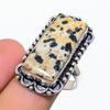 Dalmation Jasper Gemstone 925 Sterling Silver Jewelry Ring Size 8.5 SU-10614