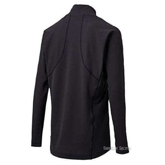 DESCENT Junior High Neck Long Sleeve Undershirt for Youth Baseball, Black, 130cm, JSTD-770