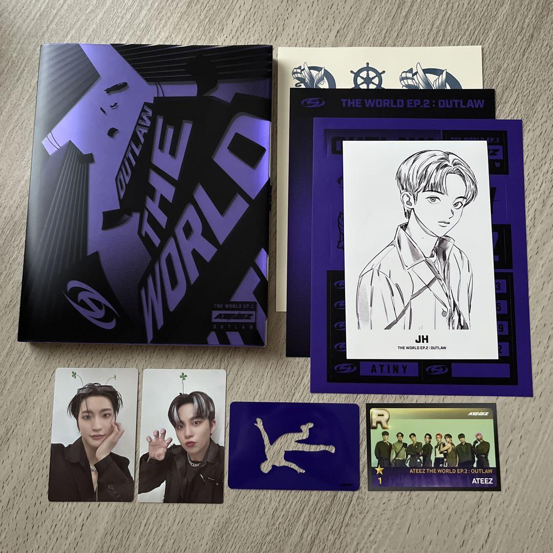 

[USED] ATEEZ CD Album Trading Card Seonghwa Jongho