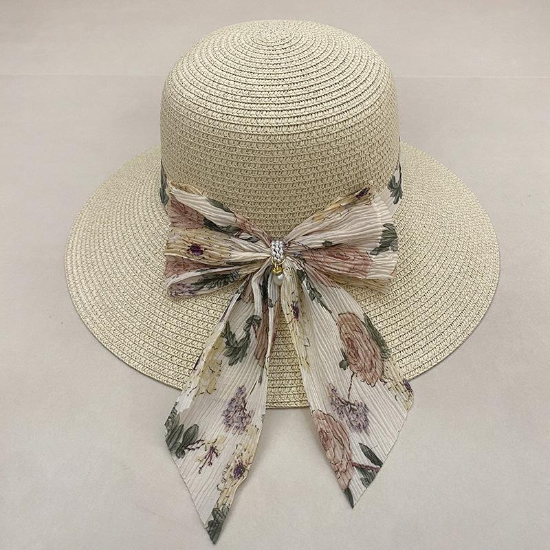 Straw Hat Female Sunshade Summer Vacation Beach Hat Sun Hat Large Brim Sun Protection