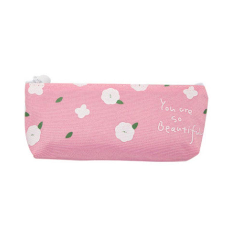 Flower Print Stationery Bag Multifunctional Pencil Case High Quality Pen Bag Students