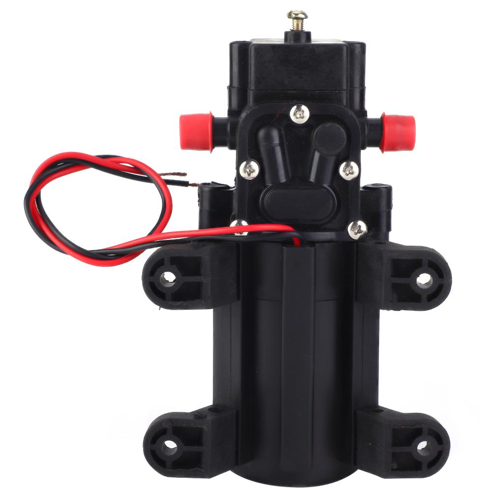 Double Side Straight Pipe Self Priming Single Suction Diaphragm Water Pump 24V 70W