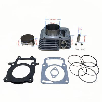 Zestaw cylindra motocyklowego 75mm 300CC Big Bore Silnik Dla Italika Vortx 250 Blackbird 250 ZongShen CPS300