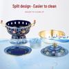 Cloisonne Copper Single-Person Hot Pot with Alcohol Stove