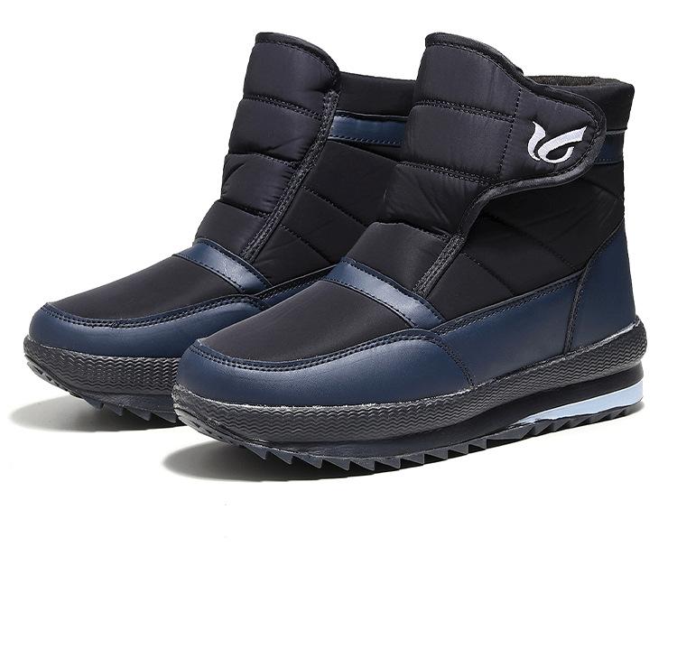 Pánské boty 2024 Nové Pohodlné Zimní Sněhule zateplené Nazouvací boty Kotníkové boty Pánské Outdoor Zapatos De Hombre