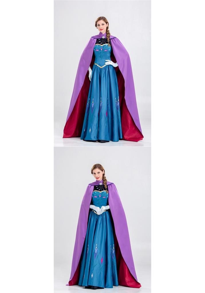 Cosplay Frozen, Elsa Coronation Dress, Adult Princess Costume, Elsa Halloween Costume Female Frozen Elsa