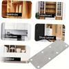 4pcs stainless steel flat angle brackets - corrosion-resistant metal connectors, suitable for wood and other materials