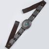 Bohemian Western Fashion Belt For Women With Elasticity And Geometric Design