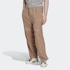 Adidas Originals Trefoil Print Logo Zip Pocket Straight Leg Track Pants Men Bottoms Brown HK2735