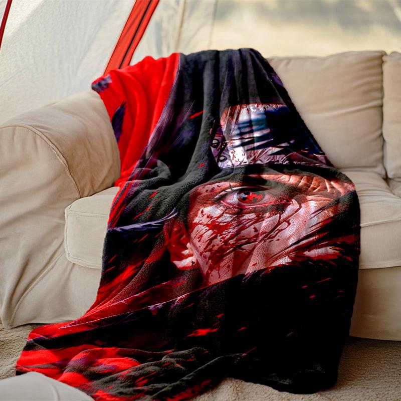 1pc Easy-Care Naruto Blanket, Perfect for Couch, Bed, Home, Travel & More, Warm & Durable Printed Blanket