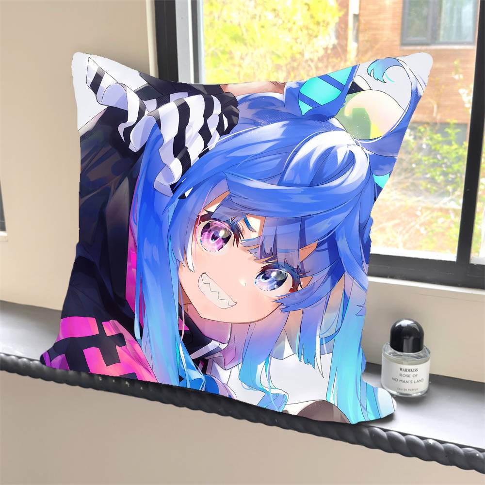 Twin Turbo Hot Anime Umamusume Pillow Case Square Pillow Bedroom Sofa Leisure Comfort Cushion Car Home Decoration