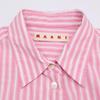 MARNI [Domestic Regular/22Stainless Steel] TTMA0186A0 Striped Gradient Sleeveless Shirt/ tops 42 Pink / WhiteUsed