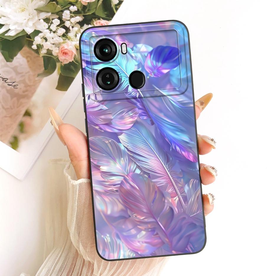 For Itel P40 Case P662L Cute Cat Panda Cartoon Cover Shockproof Soft TPU Phone Case For Itel P40 Plus P683L P 40 ItelP40 + Shell