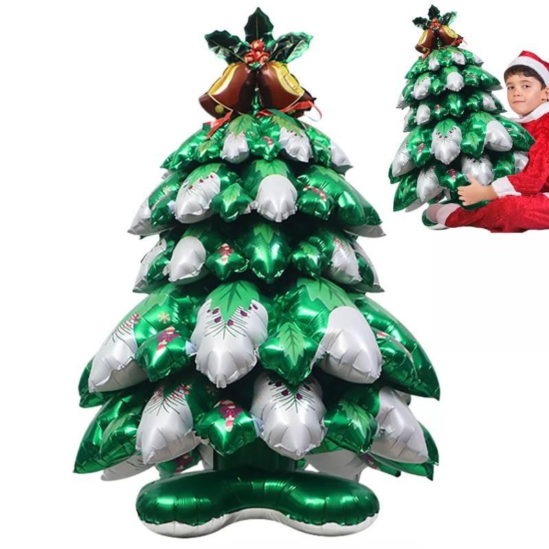 Tree Christmas Balloon Three Dimensional Party Merry Xmas Ornaments Decorations