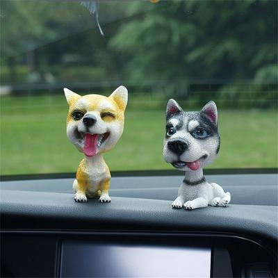 Dog Creative Car Ornament Bobblehead Dog Shaking Head Dog Car Shake Head Dog Nodding Puppy Toys