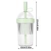 Tazza da Caffè Riutilizzabile 17oz Tumbler per Bevande Fredde con Coperchio e Cannuccia per Donne Uomini Viaggiatori Studenti Casa Ufficio Palestra Spiaggia Picnic Campeggio