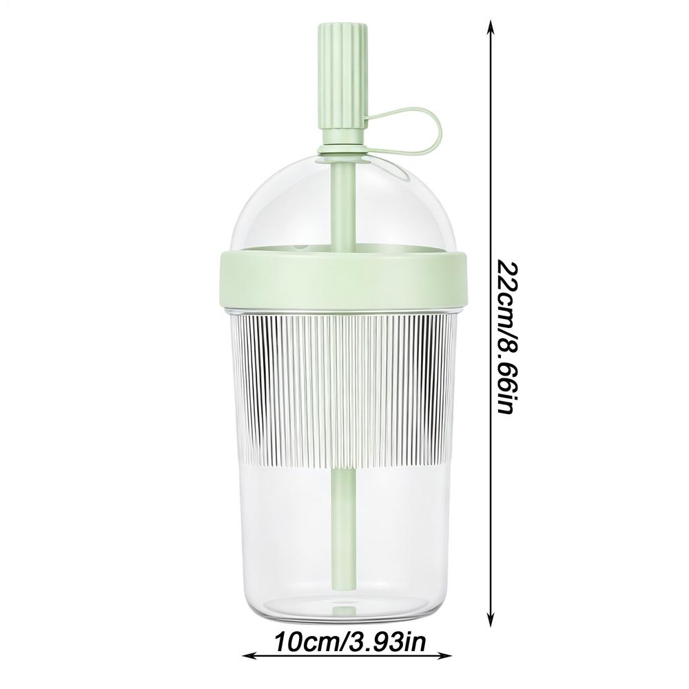 Tazza da Caffè Riutilizzabile 17oz Tumbler per Bevande Fredde con Coperchio e Cannuccia per Donne Uomini Viaggiatori Studenti Casa Ufficio Palestra Spiaggia Picnic Campeggio