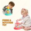 Non-Toxic Interactive Educational Dome Toy With Elephant Design Press & Spin Fun For Kids Perfect Birthday Or Christmas Gift