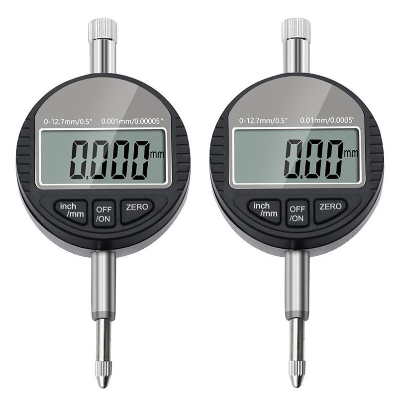0-12.7Mm 0.01/0.001Mm Electronic Thickness Gauge Lcd Screen Digital Micrometer Thickness Gauge Precision Measurement Tools