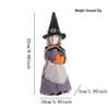 Witch Broom & Ghost Pendant Ceiling Halloween Decoration