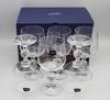 Bohemian Glass "Claudia" Wine Glasses, Set of 6, 40149-230-6, Dishwasher Safe, Crystallex