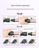 5-in-1 Curling and Straightening Iron with Interchangeable Heads for Big and Water Waves
