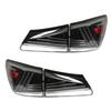 1 Pair Car LED Tail Lights Left Right Dynamic Turn Signal Rear Brake Lamps Fit For IS250 IS350 XE20 2006 to 2013