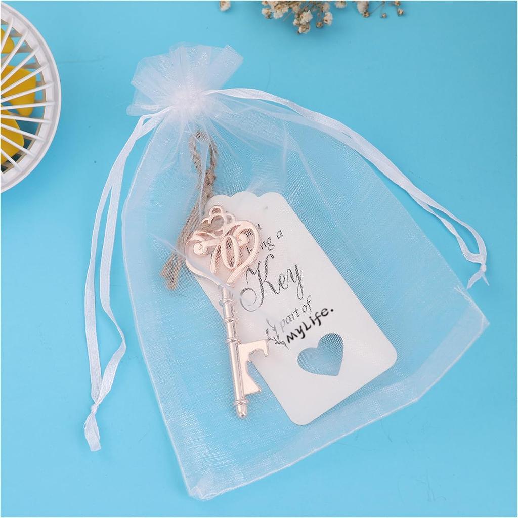 24 Pack 70th Key Bottle Opener for 70th Birthday Party Favors 70 Key Beer Bottle Opener Favors Anniversaries Souvenirs Gifts Decoration (24, 70)