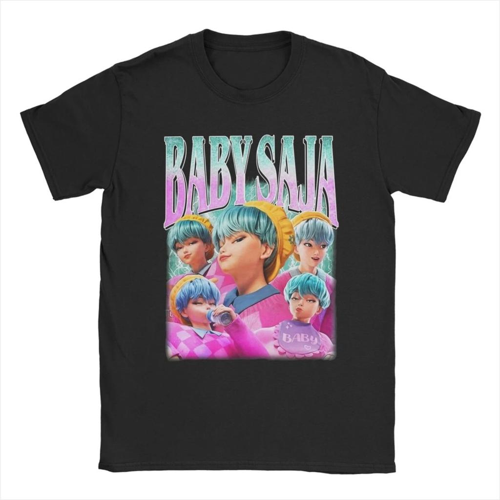 Damen Herren KPop Dämonenjäger Blauer Tiger T-Shirts Reine Baumwolle Kleidung Neuheit Kurzarm Rundhals T-Shirts Geschenkidee T-Shirts
